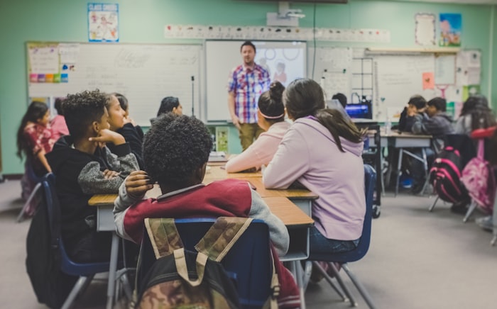 Learners in a focused classroom learning environment